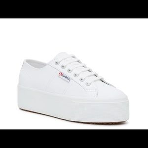 Superga Leather Platform Sneaker
